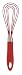 Kitchen & Housewares : Cuisipro Silicone  8 Inch Flat Whisk, Red