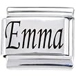 Body Candy Italian Charms Laser Nameplate - Emma