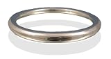 Image of Sterling Silver CHUNKY Plain Slave Bangle / Bracelet.