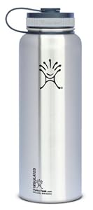 Hydro Flask Insulated Stainless Steel Water Bottle, Wide Mouth, 40-Ounce, Classic Stainless