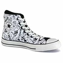 Converse - All Star - Print Hi - White / Black