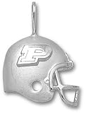 Purdue Boilermakers Solid Sterling Silver ''P'' Helmet Pendant