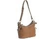 Great American Leather Ring Hobo Handbag NUTMEG