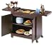 Kitchen & Housewares : White Knight HL6232DB Hostess Trolley Metal - Mahogany Effect