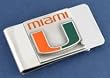 Miami University Pewter Money Clip NCAA