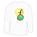 Long Sleeve T-shirt with globe, worold, "water pump", earth