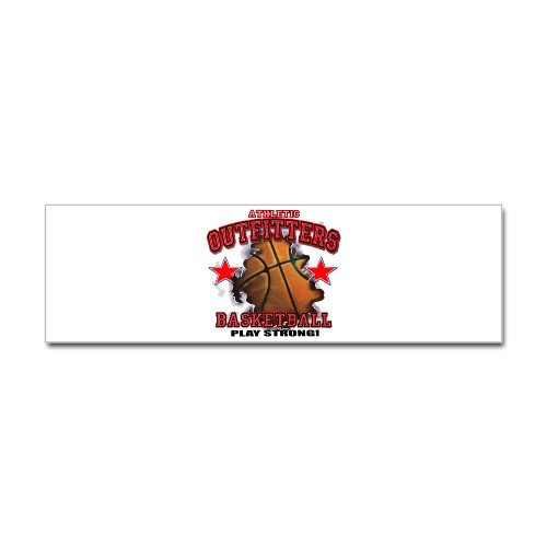 Bumper Sticker Athletic Outfitters Basketball Play Strong