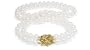 5.5x6mm A Quality Double Strand Japanese Akoya saltwater cultured pearl necklace 18" and 19"