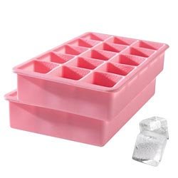 Tovolo Perfect Cube Ice Trays - Set of 2 - Pink