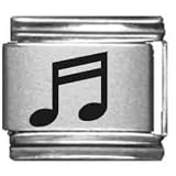 Buy Clearly Charming Music Note Laser Italian Charm by Clearly Charming