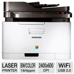 Samsung Electronics CLX-3305FW Wireless Color Printer with Scanner, Copier and Fax