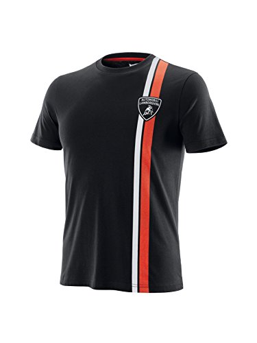 Lamborghini Men's Squadra Corse Driving Academy Stripe T-Shirt