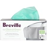 Breville BJE030 Clean and Green Biodegradable Pulp Container Bag for Juicers