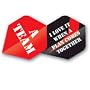 Unicorn Maestro Plus The A Team Dart Flights Set