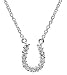 Sex and the City Inspired CZ Horseshoe Necklace