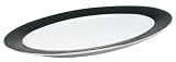 Nikko Ceramics Black Tie 14-Inch Oval Platter