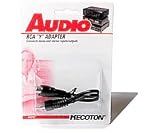Recoton AC212  Audio RCA "Y" Cable - 1 Male to 2 Female