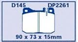 EBC Brake DP2261 Front Premium Organic Pads