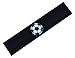 Funny Girl Designs Cotton Soccer Ball Patch Stretch Headband for Girls Teens and Adults - Soccer Team Gifts