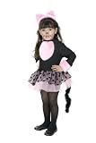 Toddler Adorable Miss Pretty Kitty Costume (Shoes/Makeup/Tights Not Included)