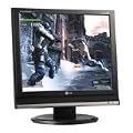 LG M1721A 17" LCD Monitor with Built In TV Tuner S-Video Swivel Tilt 5ms 700:1 Speakers Black