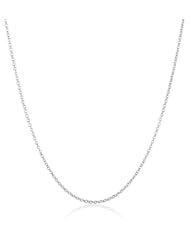 18k Gold 1.1mm Rolo Chain Necklace