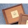 Weems & Plath Boat Log Book Teak Cover (Sail Plate)