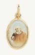 Gold Plated Religious Medal - Padre Pio