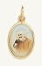 Gold Plated Religious Medal - Padre Pio