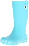 crocs Women's Crocband Jaunt Rain Boot, Pool, 7 M US