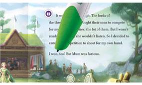 Read at your own pace using the LeapReader for word by word support