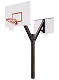 First Team Legend Playground Dual In-Ground Basketball Hoop with 60 Inch Steel Backboard