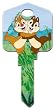 Chip N Dale Kwikset KW1 House Key