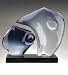 Abstract Murano Glass Sculpture: Infinity