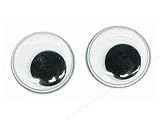 Accent Design Flat Back Eyes Round 5 mm 30 pc Black