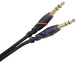 Monster Cable M DJ-ST-2M Monster DJ Cables 2 meter pair TRS to TRS