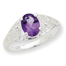 Sterling Silver Amethyst Ring