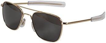 10701 Genuine Air Force Pilots Sunglasses AO (Gold,52MM)
