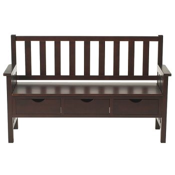 Wood 3 - Drawer Storage Bench