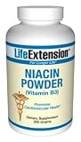 Life Extension Niacin Powder (Vitamin B3) (300 grams)