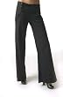 Clearance: Lotta Stennson Full Sailor Pant in Black with Silver Metallic Stitching