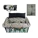 Buggy Bagg Shopping Cart Cover - Single - Black & White Gingham