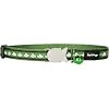 Cat Collar - Reflective Fish Green