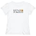 T-Shirt Woman White Elegant Flag 