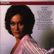 CD-Charts  Music : Mozart: Exsultate, Jubilate, K. 165; Vesperae solennes de confessore, K. 339; Kyrie in D minor, K. 341; Ave verum corpus, K. 618