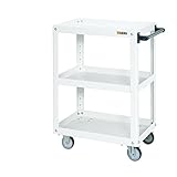 サカエ ツールワゴン スーパーワゴン(パールホワイト) 600×400×H880mm  EMR-150NUW