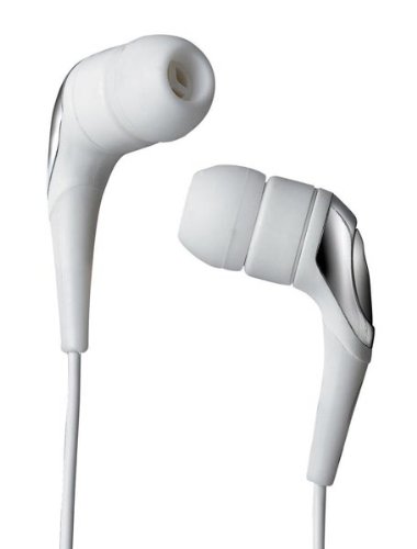 MEElectronics SX-31-WT Enhanced Bass Sound-Isolating Earbuds for iPod, iPhone, MP3/CD/DVD Players - White