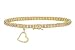 1 Carat Diamond Gold over Sterling Silver Tennis Bracelet with 14K Yellow Gold Diamond Heart Charm