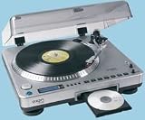 Professional Turntable to CD writer system. convert your vinyl records to CDs with none of the hassle of connecting a computer.