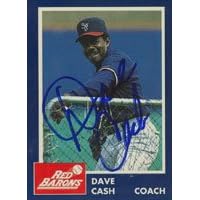 Dave Cash, Scranton/W-B Red Barons - Phillies Affiliate Autographed Card